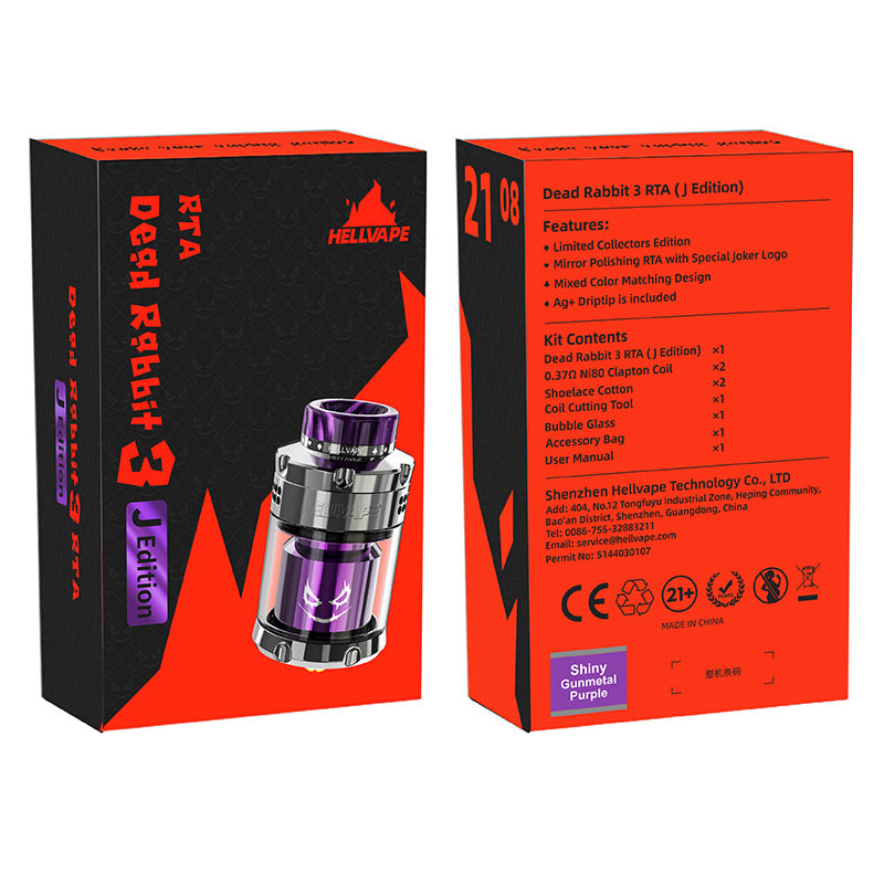 Hellvape Dead Rabbit 3 RTA Verdampfer J Edition