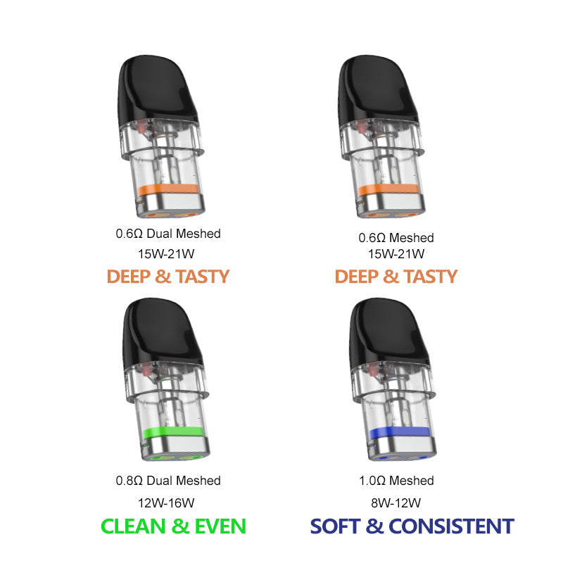 SMOK Novo Pod SLR 2.0 Kartusche für Novo Axis, Novo Axis EZ Kit 2ml (3 Stück/Packung)