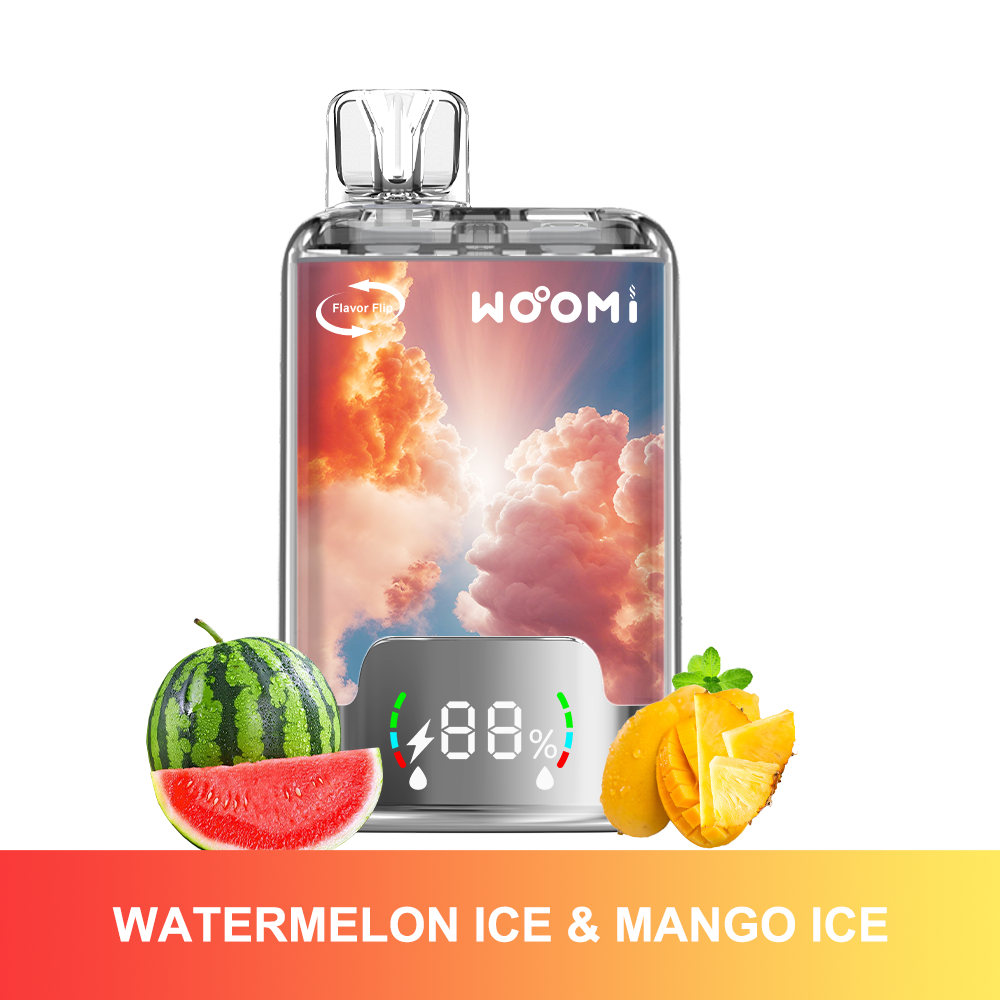 Woomi Twin 20000 Puffs Dual Tank Power Einstellbare Einweg Vape 5 Stück/Packung