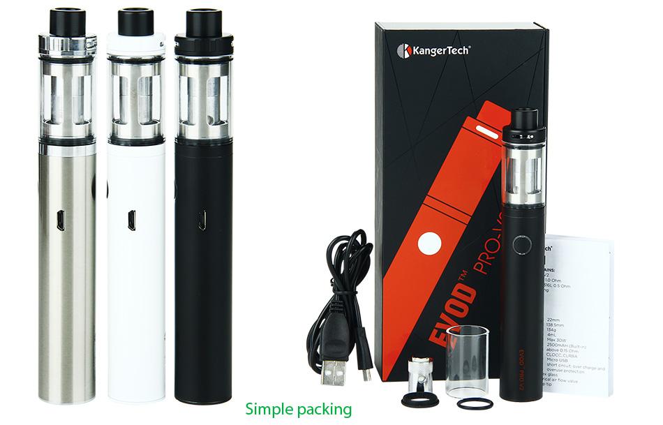 KangerTech EVOD PRO V2 Starter Kit Starterset - 4,0ml & 2500mAh