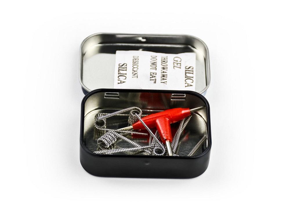 Demon Killer Tri-Twisted Clapton Fertigwicklung Coil Fertigcoil 0,35 Ohm - 10 Stück / Packung