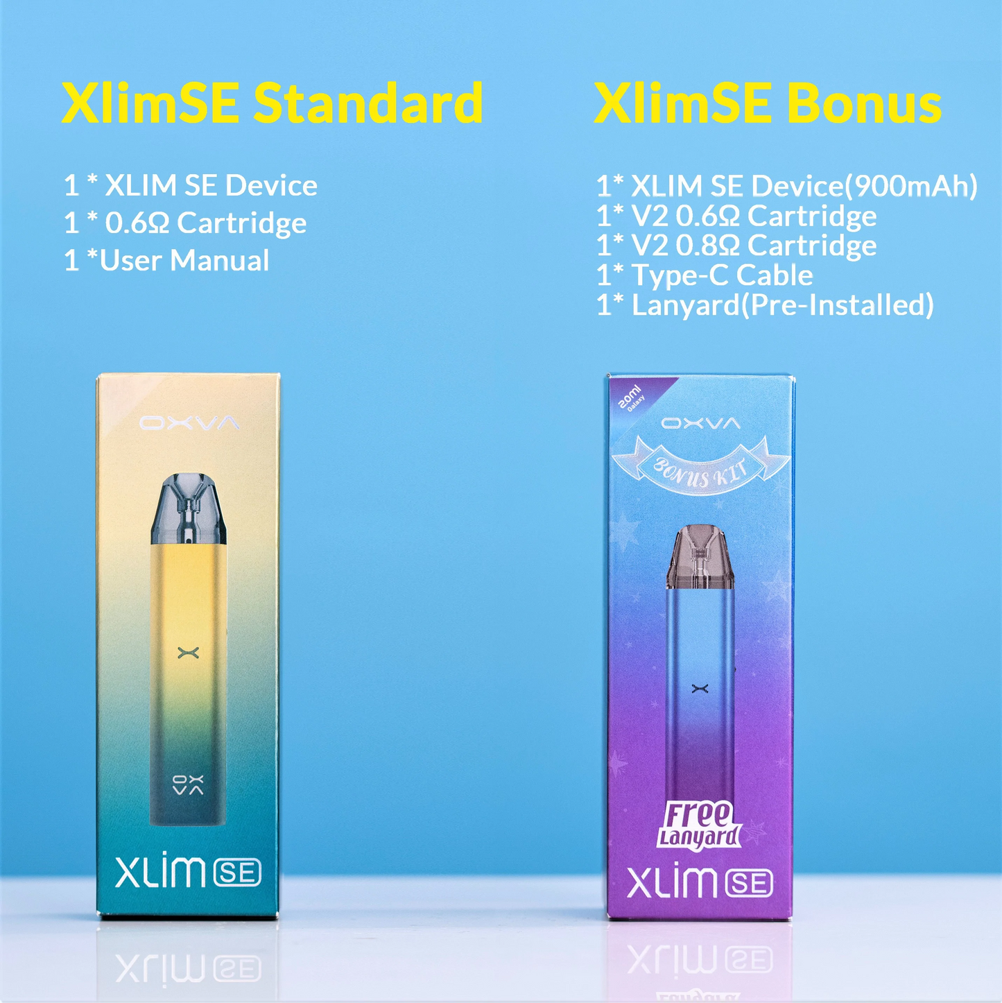 OXVA Xlim SE Bonus(Mit 2 Pod) Pod Kit 25W