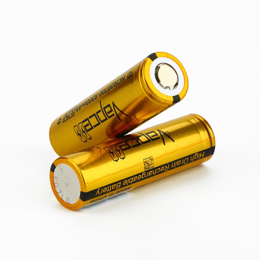 Vapcell NCR20700 Hohe Abfluss Li-Ionen-Akku 30A 3200mAh
