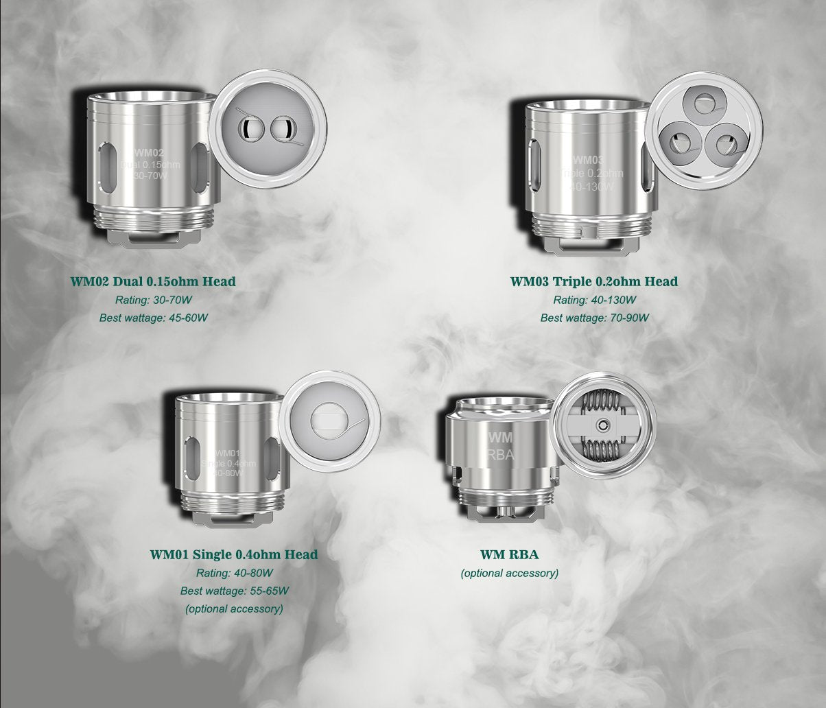 WISMEC GNOME Sub Ohm Tank Verdampferköpfe Ersatz Coils - 5 Stück / Packung