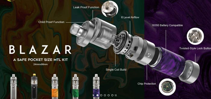 CoilArt Blazar MTL Kit Vorschau - Funky 18350 MTL Kit!