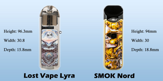 Lost Vape Lyra VS SMOK Nord Pod Kit