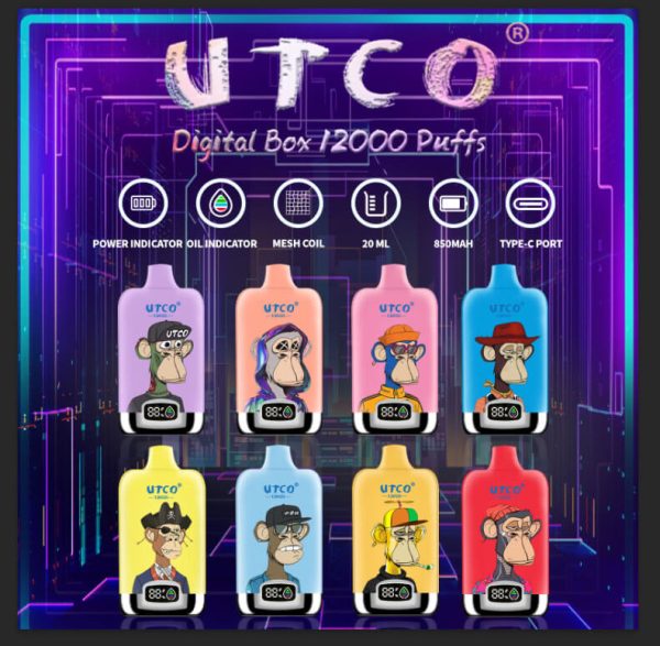 UTCO DIGITAL BOX 12000 Puffs Einweg Disposable Kit