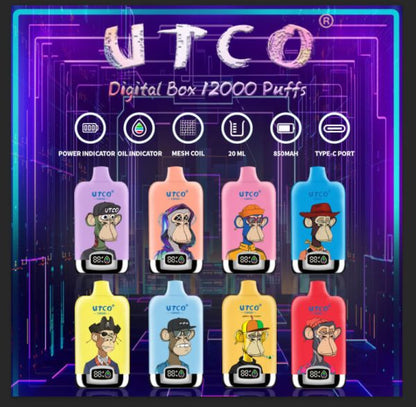 UTCO DIGITAL BOX 12000 Puffs Einweg Disposable Kit
