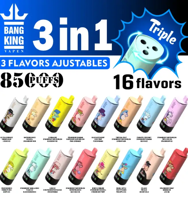 Bang King Triple 85K 3in1 Einweg Kit (85000 Puffs)