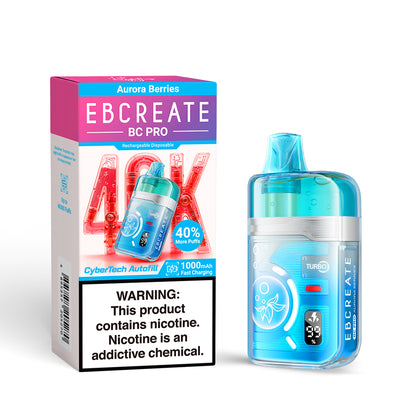EBCREATE BC PRO 40K 40000 Puffs Einweg Kit - 💥 Nehme 5 Zahle NUR 4! + Ab einem Einkauf von 100€ 2 Mystery Gratis💥