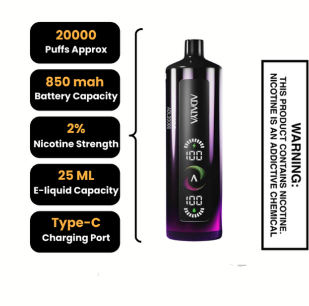 Adalya Edition 20K 20000 Puffs Einweg Kit- 💥 Nehme 5 Zahle NUR 4! + Ab einem Einkauf von 100€ 2 Mystery Gratis💥