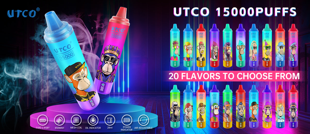 UTCO 15000 Puffs Wiederaufladbares Einweg Kit