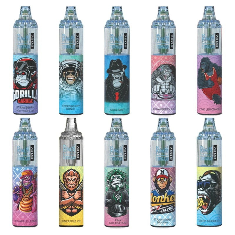 Fumot RandM Tornado 7000 Puffs Wiederaufladbares Einweg Disposable Kit 14ml (20mg) - 💥 Nehme 5 Zahle NUR 4! + Ab einem Einkauf von 100€ 2 Mystery Gratis💥