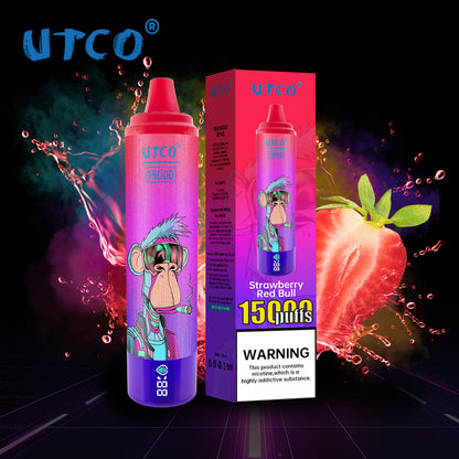 [Clearance Sale] UTCO 15000 Puffs Wiederaufladbares Einweg Kit - Kaufen Sie 4 Stück und erhalten Sie 1 Stück gratis (Zufällige Geschmacksrichtungen)