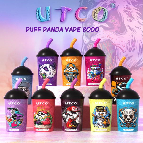 UTCO Puff Panda 8000 Einweg E-Zigarette Disposable Kit wiederaufladbar