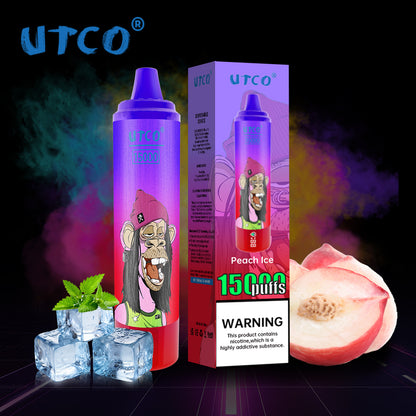 [Clearance Sale] UTCO 15000 Puffs Wiederaufladbares Einweg Kit - Kaufen Sie 4 Stück und erhalten Sie 1 Stück gratis (Zufällige Geschmacksrichtungen)