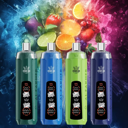 AL Fakher Crown Bar 8000 Crystal Dual Mode Einweg Kit - 💥 Nehme 5 Zahle NUR 4! + Ab einem Einkauf von 100€ 2 Mystery Gratis💥