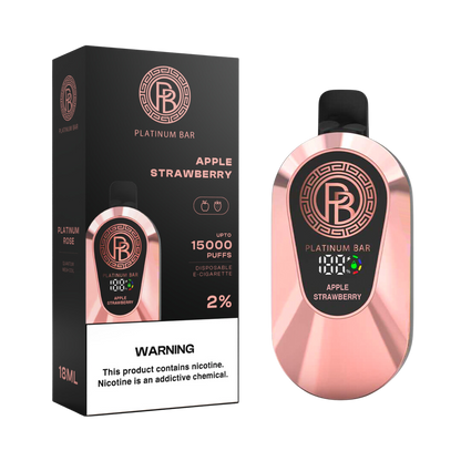 Platinum Bar 15000 Puffs Wiederaufladbares Einweg Kit - 📢EXKLUSIVES ANGEBOT - Nehme 4 Zahle NUR 3! + Ab einem Einkauf von 120€ 1 Mystery Vapes Gratis + Kostenloser Versand 📢