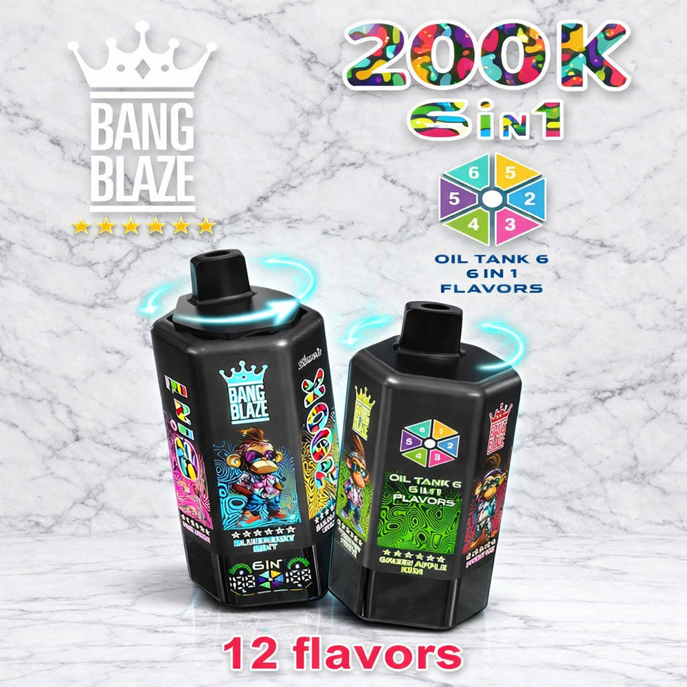Bang Blaze 200K 200000 Puffs 6 in 1 Einweg Kit
