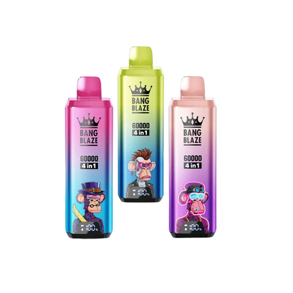 Bang Blaze 4IN1 60000 60K Puffs Wiederaufladbares Einweg Kit - 💥 Nehme 5 Zahle NUR 4! + Ab einem Einkauf von 100€ 2 Mystery Gratis💥