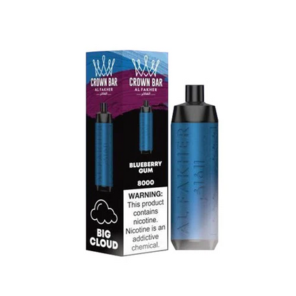 [Clearance Sale] Al Fakher Crown Bar Big Cloud 8000 Puffs Wiederaufladbares Einweg Kit DTL - 📢EXKLUSIVES ANGEBOT - Nehme 5 Zahle NUR 4 an der Kasse!+Ab einem Einkauf von 100€ 2 Mystery Vapes Gratis📢