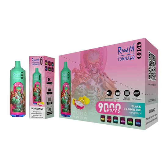 Fumot RandM Tornado 9000 Puffs Wiederaufladbares Einweg Disposable Kit 18ml (20mg)- 💥 Nehme 5 Zahle NUR 4! + Ab einem Einkauf von 100€ 2 Mystery Gratis💥
