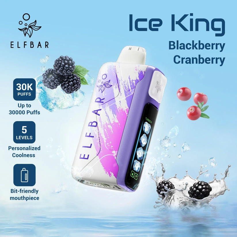 ELF Bar Ice King 30K Wiederaufladbares Einweg Kit (30000 Puffs) - 💥 Nehme 5 Zahle NUR 4!