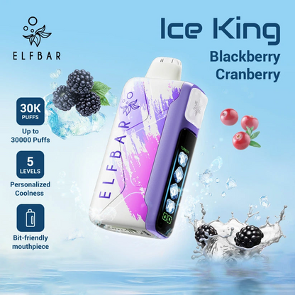 ELF Bar Ice King 30K Wiederaufladbares Einweg Kit (30000 Puffs) - 💥 Nehme 5 Zahle NUR 4!