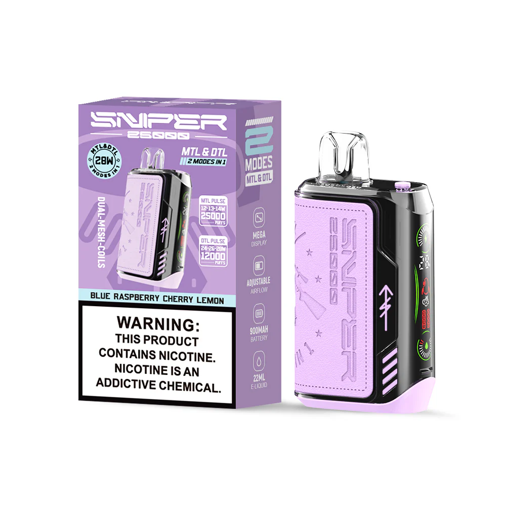 Vapmod Sniper 25000 Puffs Wiederaufladbares Einweg Kit