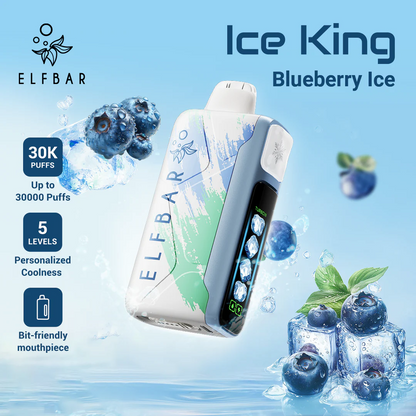 ELF Bar Ice King 30K Wiederaufladbares Einweg Kit (30000 Puffs) - 💥 Nehme 5 Zahle NUR 4!