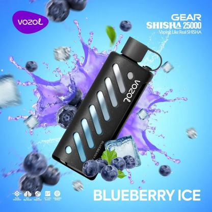 Vozol GEAR SHISHA 25000 Puffs Einweg Kit - 💥 Nehme 5 Zahle NUR 4! + Ab einem Einkauf von 100€ 2 Mystery Gratis💥