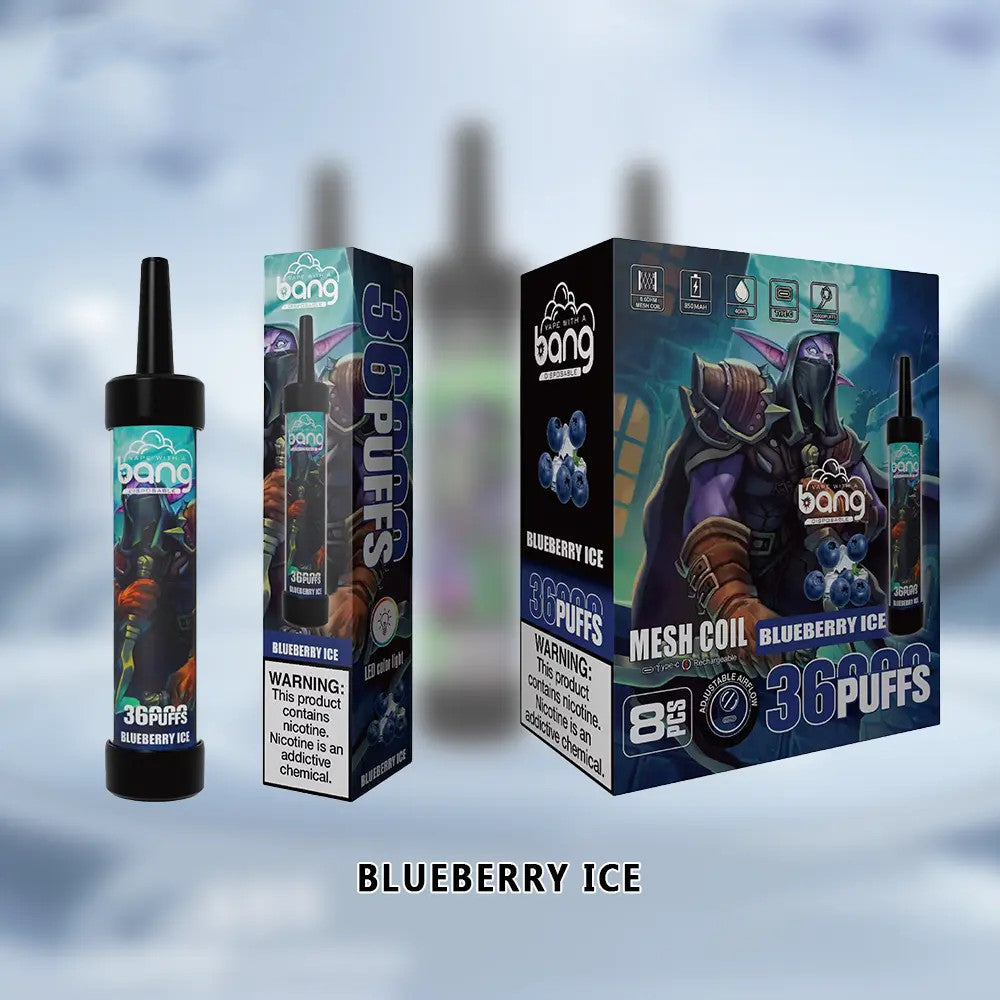 Bang 36000 Puffs Wiederaufladbares DTL Einweg Kit - 📢EXKLUSIVES ANGEBOT - Nehme 4 Zahle NUR 3 an der Kasse!+Ab einem Einkauf von 100€ 2 Mystery Vapes Gratis📢