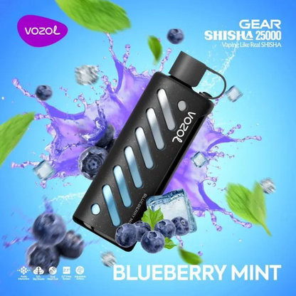 Vozol GEAR SHISHA 25000 Puffs Einweg Kit - 💥 Nehme 5 Zahle NUR 4! + Ab einem Einkauf von 100€ 2 Mystery Gratis💥
