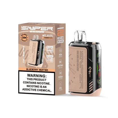 Vapmod Sniper 25000 Puffs Wiederaufladbares Einweg Kit