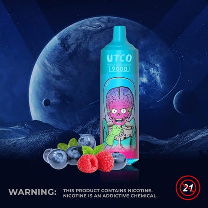 UTCO Aliens 9000 Einweg E-Zigarette Disposable Kit wiederaufladbar - Kaufen Sie 3 Stück und erhalten Sie 1 Stück zusätzlich als Geschenk (Produkte und Geschmacksrichtungen sind zufällig)