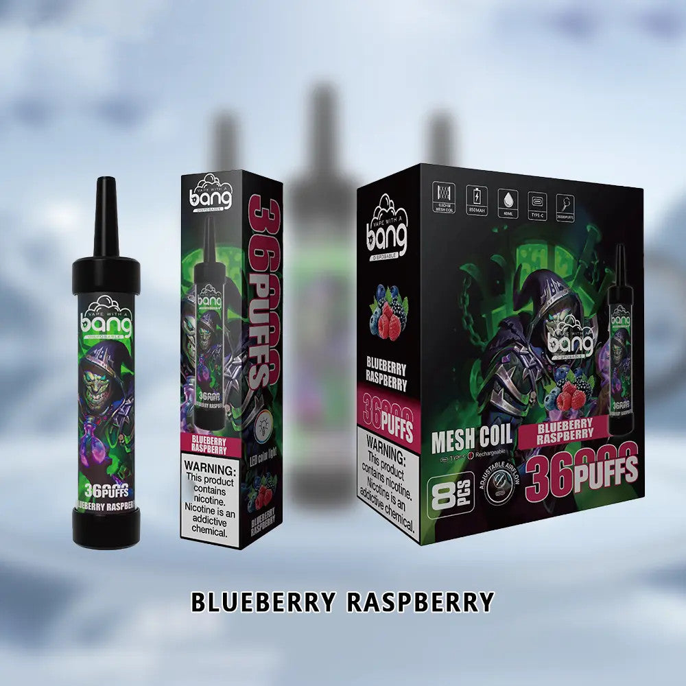 Bang 36000 Puffs Wiederaufladbares DTL Einweg Kit - 📢EXKLUSIVES ANGEBOT - Nehme 4 Zahle NUR 3 an der Kasse!+Ab einem Einkauf von 100€ 2 Mystery Vapes Gratis📢