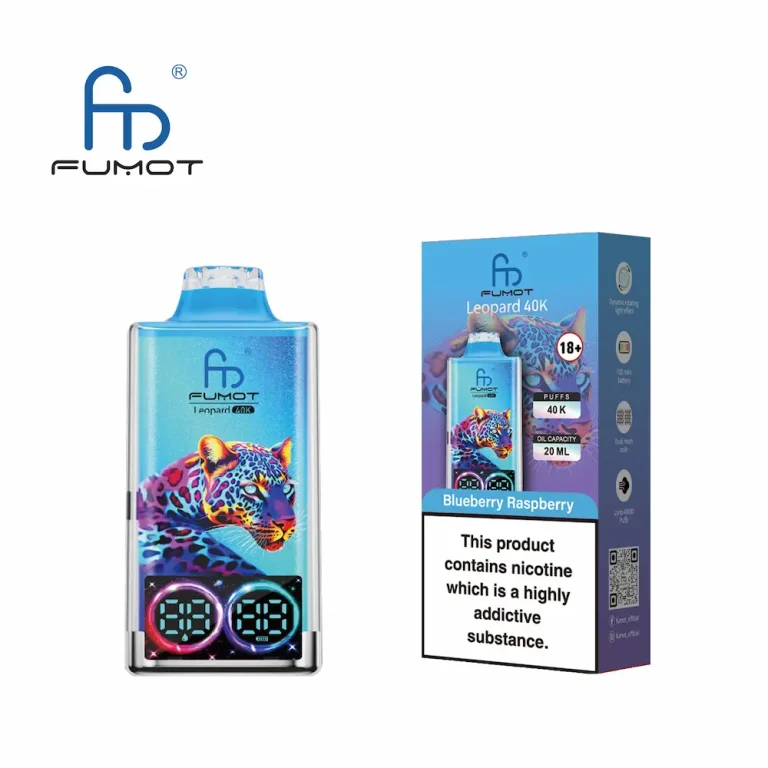 Fumot Leopard 40K Digital Display RGB Lights Einweg Kit (40000 Puffs) - 💥 Nehme 5 Zahle NUR 4! + Ab einem Einkauf von 100€ 2 Mystery Gratis💥