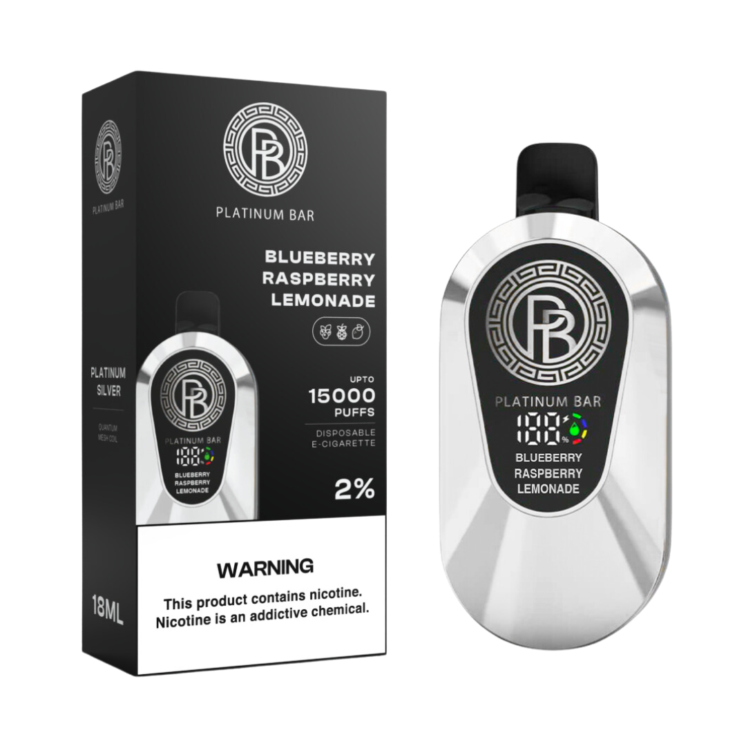 Platinum Bar 15000 Puffs Wiederaufladbares Einweg Kit - 📢EXKLUSIVES ANGEBOT - Nehme 4 Zahle NUR 3! + Ab einem Einkauf von 120€ 1 Mystery Vapes Gratis + Kostenloser Versand 📢