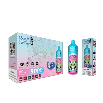 Fumot RandM Tornado 9000 Puffs Wiederaufladbares Einweg Disposable Kit 18ml (20mg)- 💥 Nehme 5 Zahle NUR 4! + Ab einem Einkauf von 100€ 2 Mystery Gratis💥