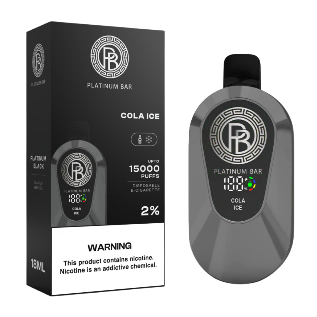 Platinum Bar 15000 Puffs Wiederaufladbares Einweg Kit - 📢EXKLUSIVES ANGEBOT - Nehme 4 Zahle NUR 3! + Ab einem Einkauf von 120€ 1 Mystery Vapes Gratis + Kostenloser Versand 📢