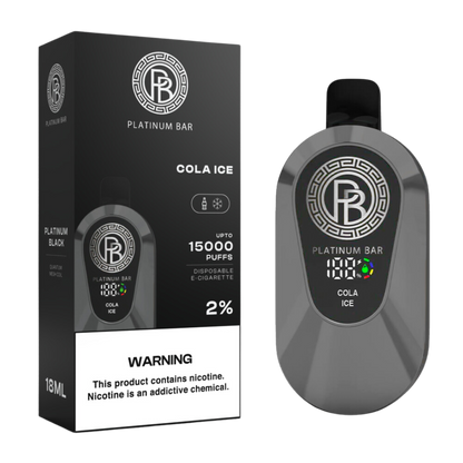 Platinum Bar 15000 Puffs Wiederaufladbares Einweg Kit - 📢EXKLUSIVES ANGEBOT - Nehme 4 Zahle NUR 3! + Ab einem Einkauf von 120€ 1 Mystery Vapes Gratis + Kostenloser Versand 📢