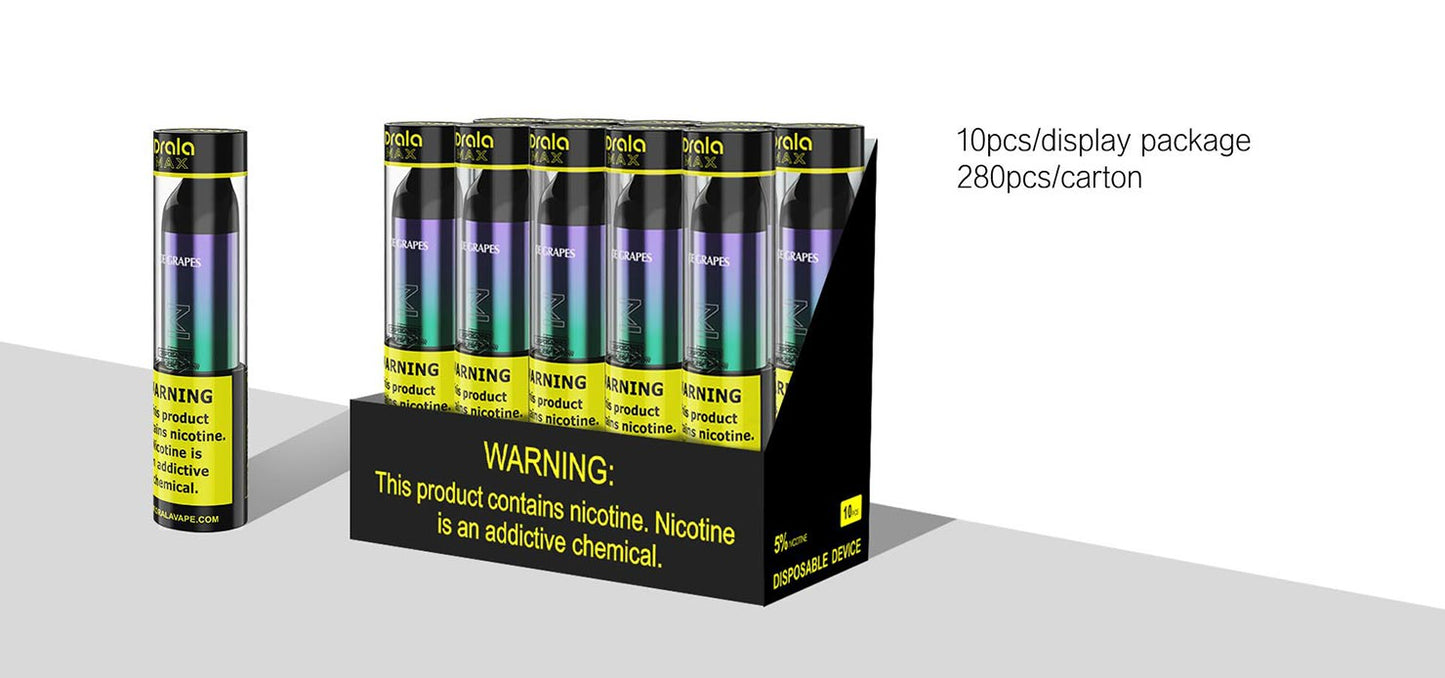 [Sonderangebot] Drala Max 6000 Rechargeable Einweg E-Zigarette Kit 550mAh (20mg)
