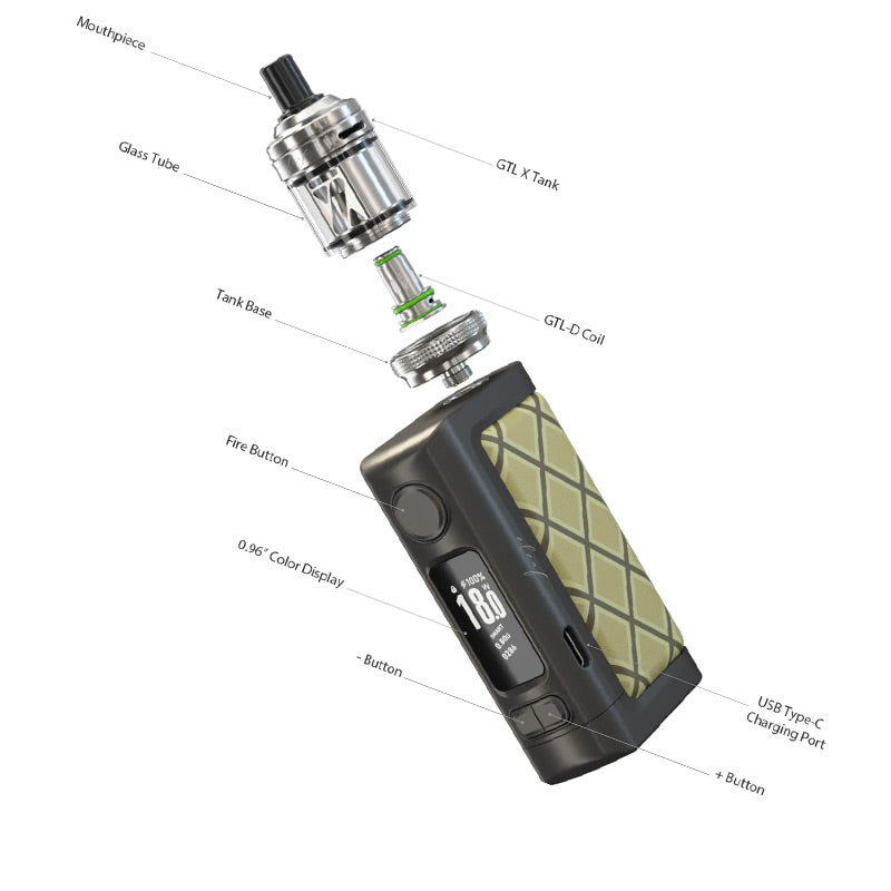 Eleaf iStick Power 2 Kit mit GTL X Verdampfer 3ml