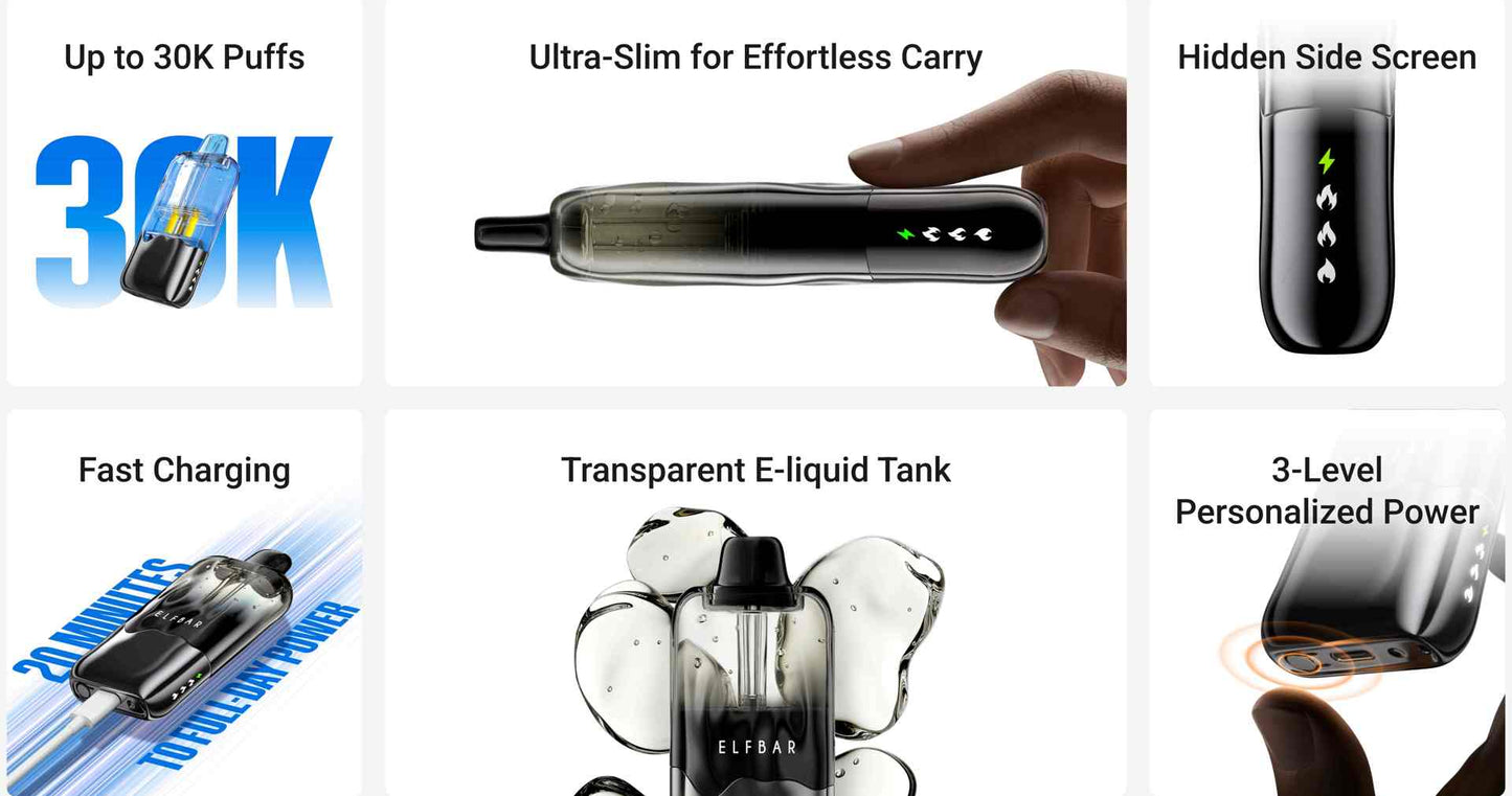 ELF BAR DUKE 30000 30K Puffs Einweg Kit - 💥 Nehme 5 Zahle NUR 4! + Ab einem Einkauf von 100€ 2 Mystery Gratis💥