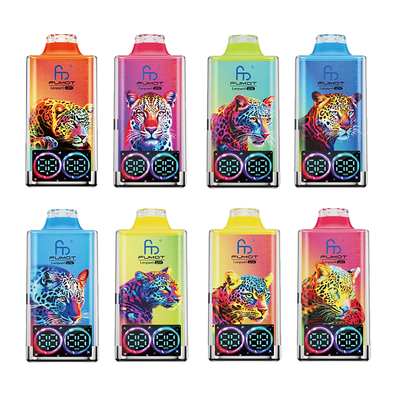 Fumot Leopard 40K Digital Display RGB Lights Einweg Kit (40000 Puffs) - 💥 Nehme 5 Zahle NUR 4! + Ab einem Einkauf von 100€ 2 Mystery Gratis💥