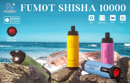 Fumot RandM Shisha 10000 DTL Wiederaufladbares Einweg Vape Kit- 💥 Nehme 5 Zahle NUR 4! + Ab einem Einkauf von 100€ 2 Mystery Gratis💥