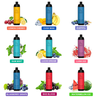 Fumot RandM Shisha 10000 DTL Wiederaufladbares Einweg Vape Kit- 💥 Nehme 5 Zahle NUR 4! + Ab einem Einkauf von 100€ 2 Mystery Gratis💥