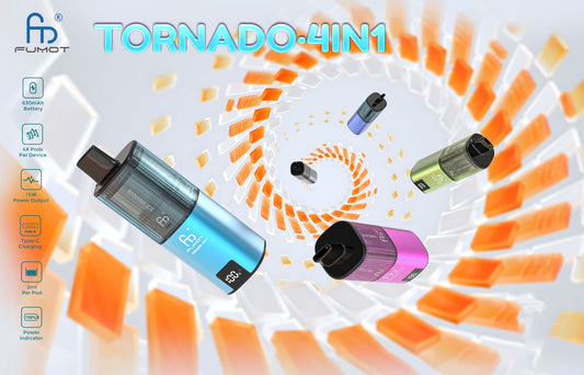 Fumot Tornado 4in1 Wiederaufladbares TPD Vape Kit