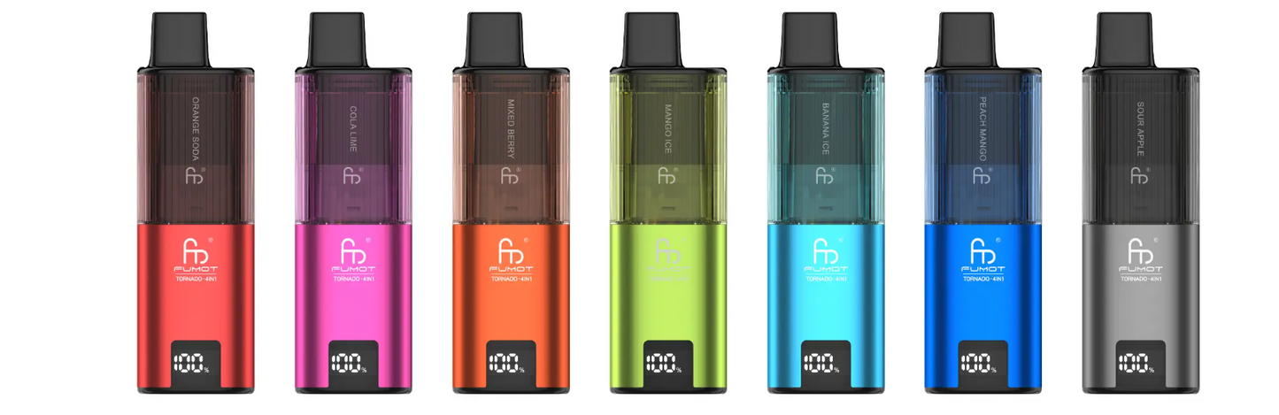 Fumot Tornado 4in1 Wiederaufladbares TPD Vape Kit