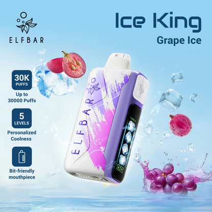ELF Bar Ice King 30K Wiederaufladbares Einweg Kit (30000 Puffs) - 💥 Nehme 5 Zahle NUR 4!